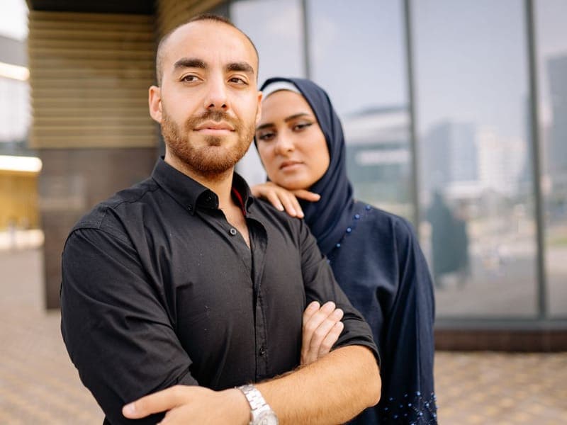 Noor & Yusuf, a couple matched through Asan Nikah